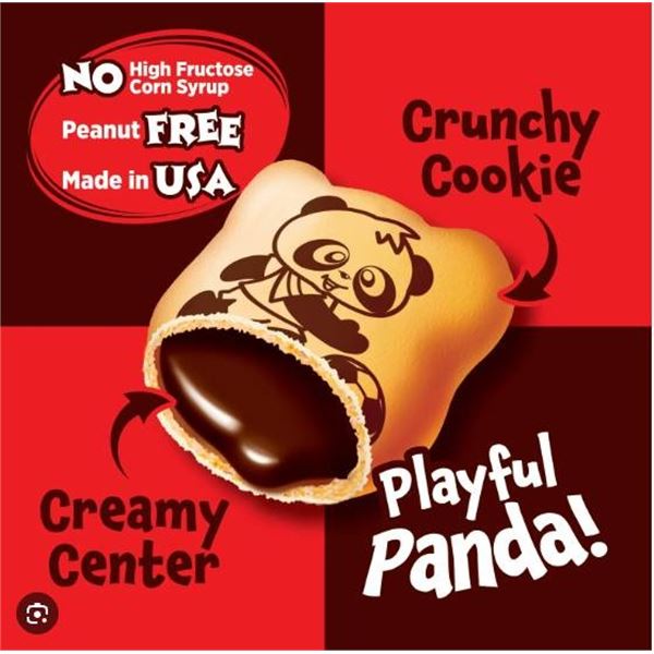 Meiji Hello Panda Chocolate 32-Pack – 680 g Total Weight