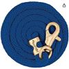 Image 1 : Weaver 10′ Poly Lead Rope with Brass Snap, Navy