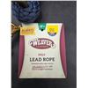Image 3 : Weaver 10′ Poly Lead Rope with Brass Snap, Navy
