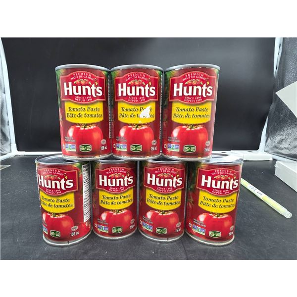 Lot of 7 Hunt’s 156 mL Tomato Paste Cans