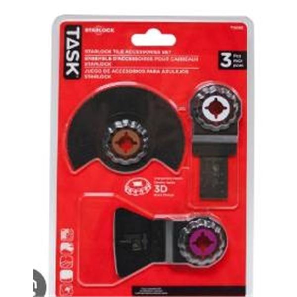 Task Starlock Tile Accessories Set, 3 Pieces, Model T03690