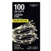 Image 1 : Danson Decor 100 LED Warm White Solar Lights, Black Cord
