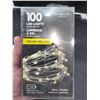 Image 3 : Danson Decor 100 LED Warm White Solar Lights, Black Cord