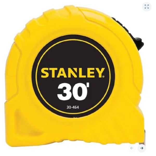 Stanley 30′ Tape Measure, Model 30-454