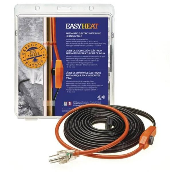 EasyHeat AHB124 Automatic Electric Pipe Heating Cable, 24 Feet