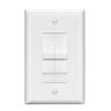 Image 1 : TOPGREENER Kalide Dual Load Dimmer Light Switch, with Wall Plate