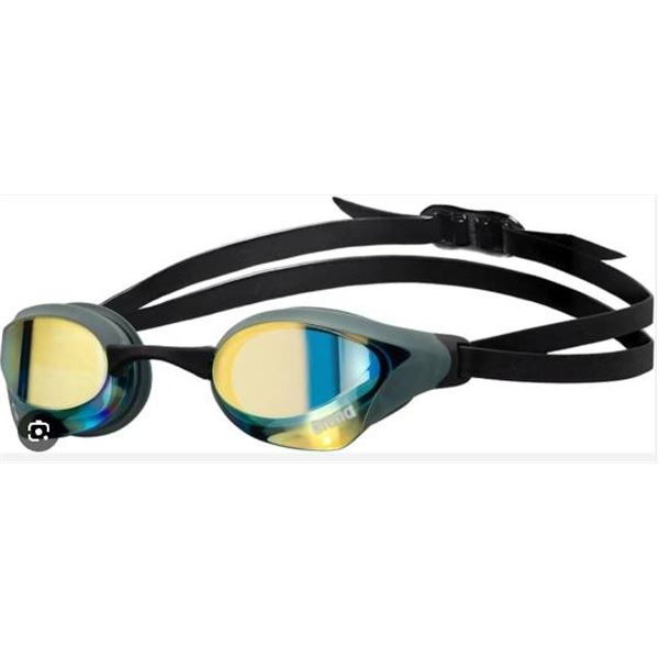 Arena Cobra Core Mirror Swipe Aqua/Black Goggles