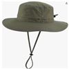 Image 1 : Connectyle Sun Protection Hat With Chin Strap in Olive Green