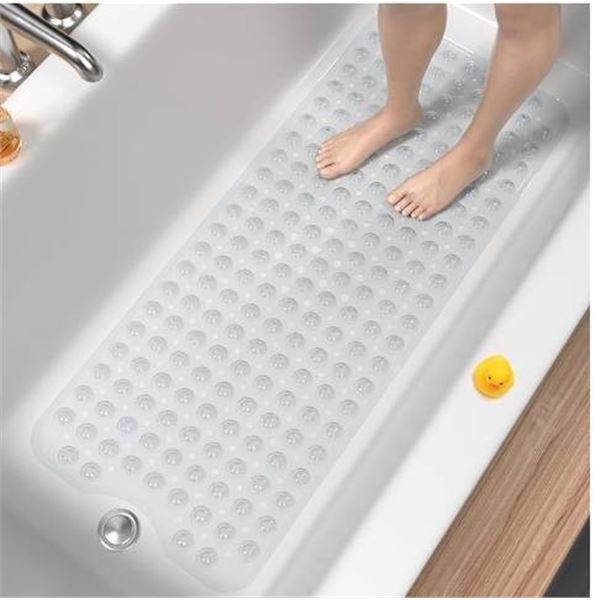 HITSLAM Bath Mat for Tub, Non Slip Bathtub Mat, 101x40cm
