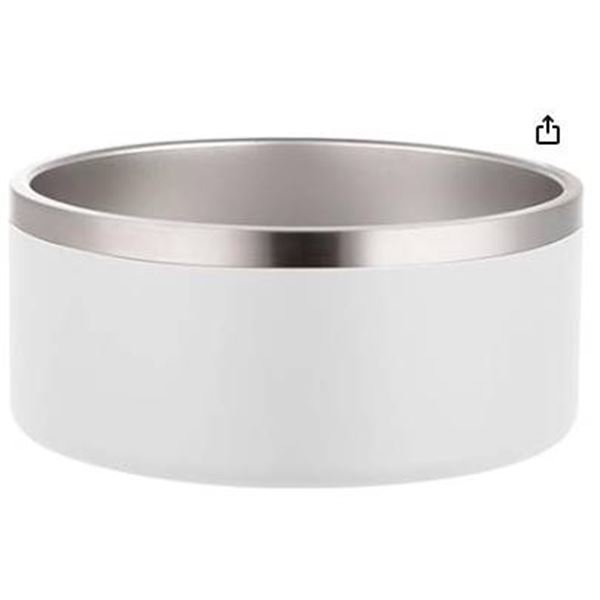 Stainless Steel Pet Bowl for Dogs and Cats in Multiple Colors