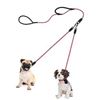 Image 1 : PetBonus Rope Double Dog Leash, 1/3 Inch x 6.5 Feet, Red