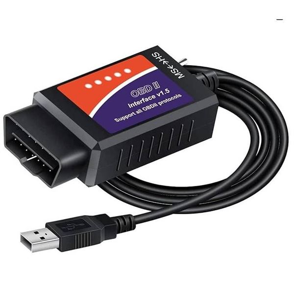 OBDII USB Automotive Diagnostic Scan Tool Interface V1.5