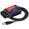 Image 1 : OBDII USB Automotive Diagnostic Scan Tool Interface V1.5
