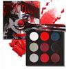 Image 1 : De’Lanci Gothic Clown Makeup Palette with 9 Colors, Net Weight 15.8 g