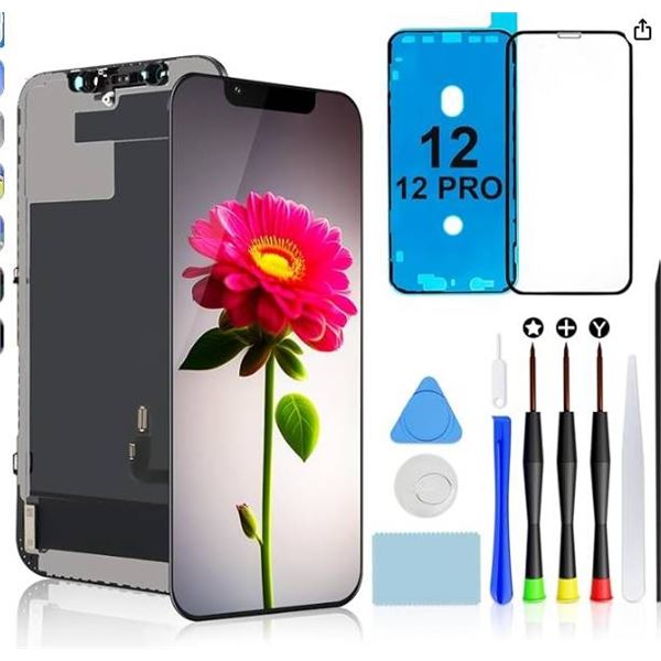 Brinonac Screen Replacement Repair Kit for 12 Pro Max