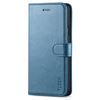 Image 1 : TUOCH Blue Leather Folio Case with Card Slots and Magnetic Closure