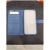 Image 2 : TUOCH Blue Leather Folio Case with Card Slots and Magnetic Closure