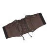 Image 1 : 2-Pack Women’s Elastic Corset Belts, Brown, Coffee, 75cm