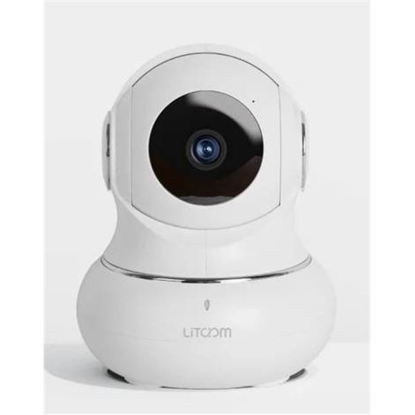 Litcom Indoor PTZ Camera, Model P12K, White, US Plug