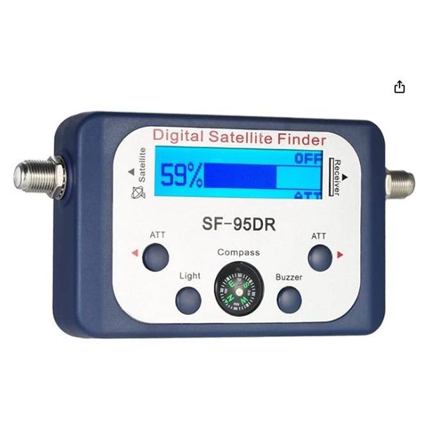 LANRU Digital Satellite Finder Satellite Signal Meter Mini Digital Satellite Signal Finder Meter wit