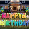 Image 1 : Happy Birthday Yard Sign with Accessories