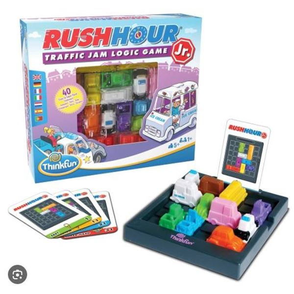 Thinkfun Rush Hour Jr. Traffic Jam Logic Game for Ages 5 and Up