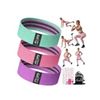 Image 1 : Resistance Bands for Workout – Set of 3 Bands for Fitness, Legs, Yoga, and Pilates