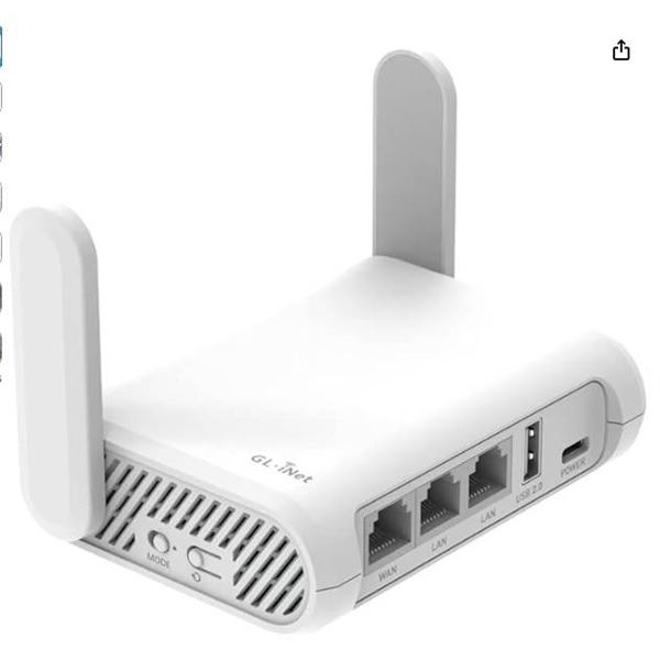 GL.iNet GL-MT3000 AX3000 WiFi 6 Router With Dual-Band Connectivity