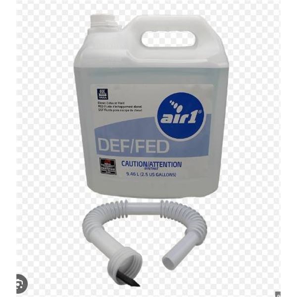 2 Air1 DEF/AdBlue Diesel Exhaust Fluid Containers, 9.46L Each