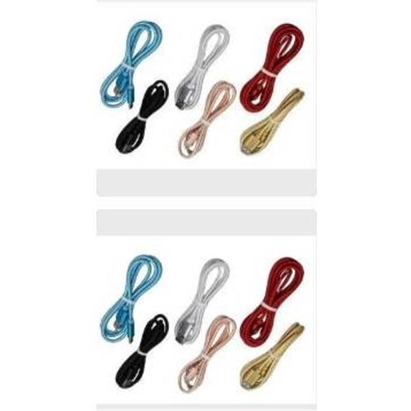 Lot of 2 – 6 pack USB-C Charging Cables in Various Lengths