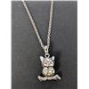 Image 3 : $65, SILVER(4.28g), DIAMOND "FIRST LABEL" (0.005ct)NECKLACE 16", retail value $65
