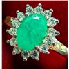 Image 3 : $160, SILVER(2.34g), EMERALD (1ct)RING, size , retail value $160, ring resizeable for $50