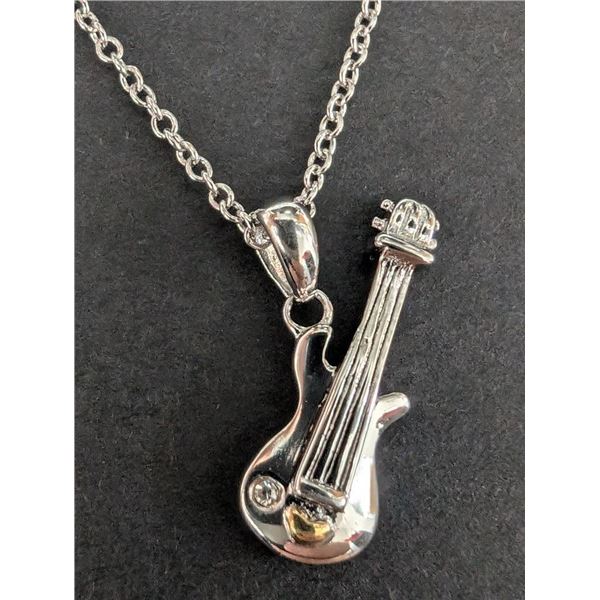 $55, SILVER(2.93g), DIAMOND "FIRST LABEL" (0.005ct)NECKLACE 16", retail value $55