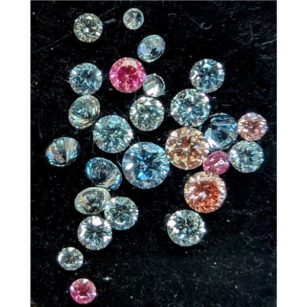 $600, LAB COLOR DIA ASSORTED SIZE (RANDOM SELECT) (APP 1ct), retail value $600