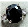 Image 4 : $400, SILVER(3.84g), SAPPHIRE (3ct)RING, size , retail value $400, ring resizeable for $50