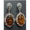 Image 5 : $500, SILVER(10.8g), AMBER EARRING, retail value $500