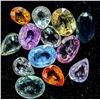 Image 2 : $200, FANCY COLOR SAPPHIRE ASSORTED SIZE (APP 3ct) GEMSTONE, retail value $200