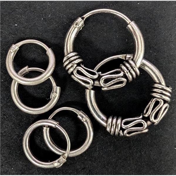 $50, SILVER 3 PARIS EARRINGSET, retail value $50