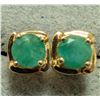 Image 2 : $160, SILVER EMERALD (0.7ct) EARRING, retail value $160