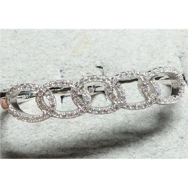 $80 Silver Cz 5.19G Ring