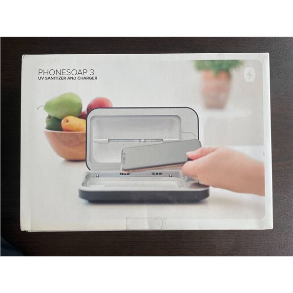 PhoneSoap 3 UV Sanitizer and Charger for Phones