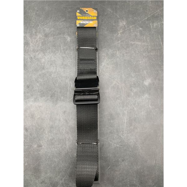 Workload Belt M/M (36-38) Black with Adjustable Strap Buckles