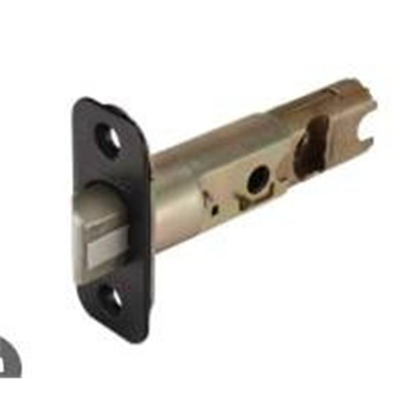 Four Kwikset Door Latches, Model 27594 DB LTCH SL BP WS