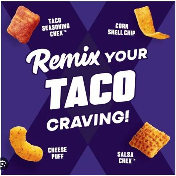 Chex Mix Remix Zesty Taco Flavor Limited Edition, 12 x198g