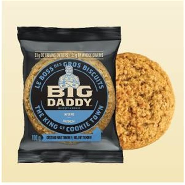 Big Daddy Oatmeal Cookie, 2×8- 100g cookies