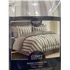 Image 3 : Queen-Size Comfy Bamboo World Graham Comforter Set, 7 Pieces