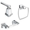 Image 1 : Moen Boardwalk Chrome 3-Piece Bath Accessory Kit Y3233CH