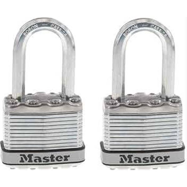 Master Lock Magnum M1BLCDLF Laminated Steel Padlocks with Keys
