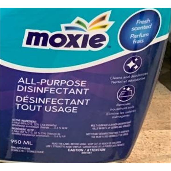 Moxie All-Purpose Disinfectant Spray Bottles, 6x950ml