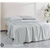 Image 1 : Comfy Bamboo World 9900 Series 4-Piece King Sheet Set in Gray